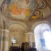 Les magnifiques fresques de l'église de Beurières