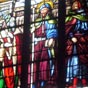 Les vitraux Renaissance au nombre de 18 sont dus au maître-verrier gascon Arnaud de Moles (1460-1520). Ils furent réalisés entre 1507 et 1513 (le dernier vitrail, celui de la Résurrection, indique dans son cartel la date de pose du 25 juin 1513 avec la si