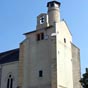 Eglise Saint-Nicolas et sa tour de guet de 35 m. de haut.