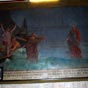 En 1895 Claude DROUILLARD exécute les deux peintures Christ en croix sur le mur sud de la nef et Jésus et Pierre qui marchent sur l'eau.