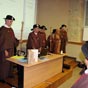 Les Jacquets ont revêtu leur tenue de pèlerin pour la traditionnelle assemblée générale.