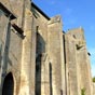 Montréal-d--Gers : L'église gothique Saint-Philippe-et-Saint-Jacques du XIIIe siècle, en partie fortifiée, présente un aspect assez imposant. Elle a été restaurée au XVIIe siècle. Elle possède une mosaïque gallo-romaine. Reste d'un beau portail gothique q