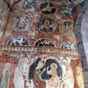 Situé dans la chapelle Notre Dame des médaillons illustrent l'enfance du Christ , on pourra remarquer, entre autres, "la fuite en Egypte" située au centre et en haut de la fresque...