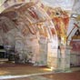 La crypte de l'église de Gargilesse, située sous le chevet, réserve une nouvelle surprise avec ses voûtes entièrement décorées de fresques, dont les plus anciennes remontent au XIIIe siècle.