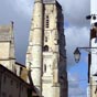La cathédrale Saint-Gervais et Saint-Protais occupe l'emplacement présumé d'un temple gallo-romain de Cybèle. La tour de plan carré à cinq niveaux, élevée en 1488 par le maître d'œuvre tourangeau Mathieu Reguaneau, possédait un étage supplémentaire octogo