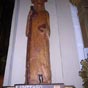 Statue de sant Jacques dans l'église San Martin de Monreal.