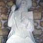 Statue de saint Jacques dans le gîte d'étape pèlerin Saint-Eutrope.