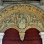 Sur le tympan de l'église Saint-André, sont représentés saint Matthieu (en jeune homme), saint Marc (en lion), saint Luc (en taureau) et saint Jean (en aigle).