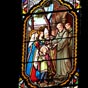 Un vitrail du XIXe sècle au sein de l'église paroissiale montre l'arrivée de Pierre de Montboissier, avec ses parents au prieuré de Sauxillanges....