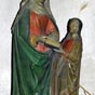 Le Veurdre : En l'église Saint-Hippolyte, statue de sainte Anne (XVIe).