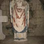 Statue polychrome de Saint Denis dans la crypte